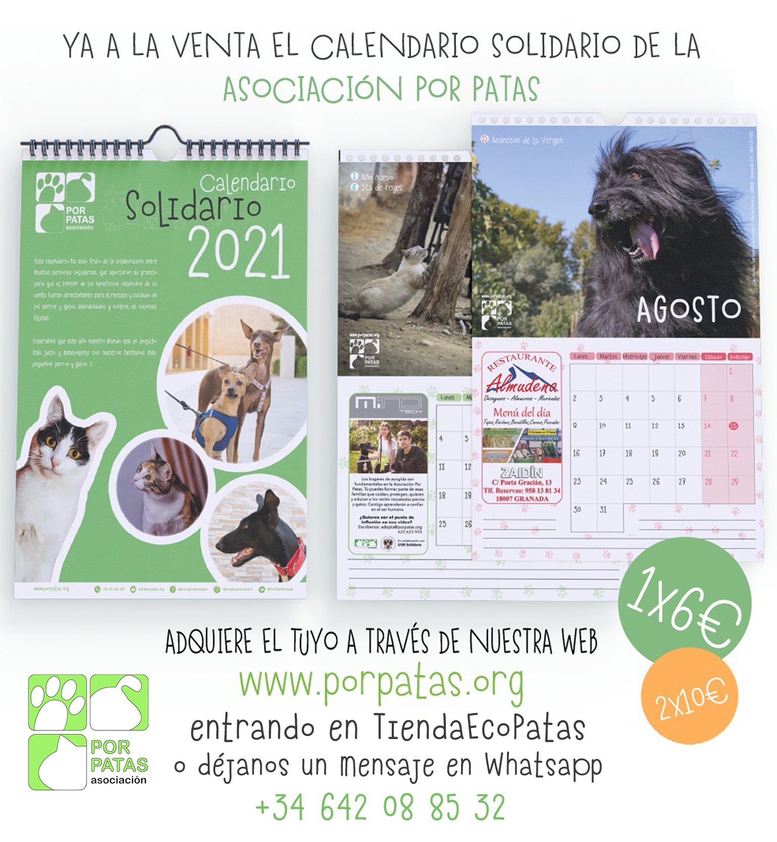 2ª Feria de Adopción y convivencia 2019, Granada 22 de Septiembre